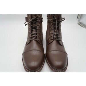 GUESS NEW Brown Leather Ankle Boots Men's Dress Shoes Size 12M. Style GMSOUGE-C